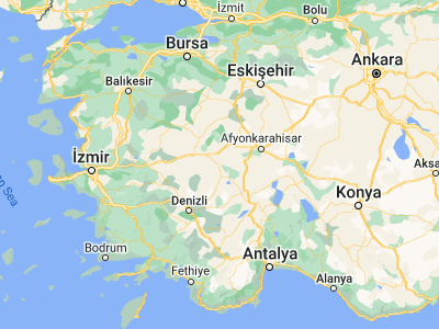 Map showing location of Sivaslı (38.49944, 29.68361)