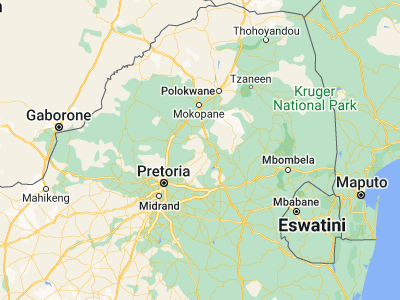 Map showing location of Siyabuswa (-25.11319, 29.04454)