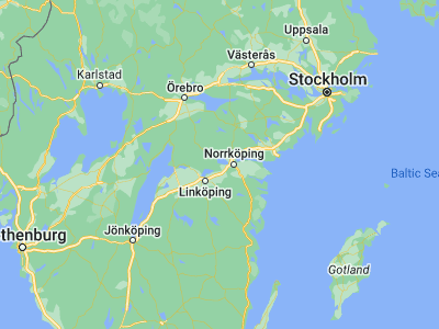 Map showing location of Skärblacka (58.56667, 15.9)