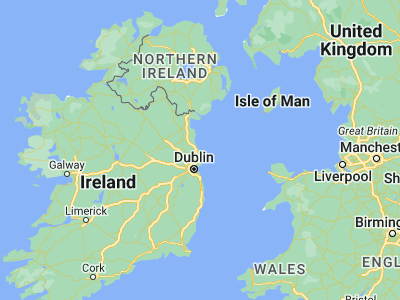 Map showing location of Skerries (53.58278, -6.10833)
