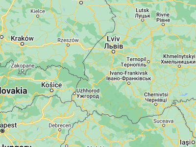 Map showing location of Skhodnitsa (49.20128, 23.36169)