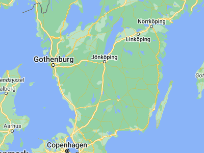 Map showing location of Skillingaryd (57.43333, 14.08333)