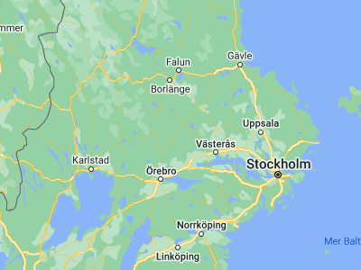 Map showing location of Skinnskatteberg (59.83028, 15.69337)