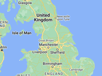 Map showing location of Skipton (53.96144, -2.01676)