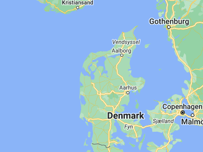 Map showing location of Skive (56.56667, 9.03333)