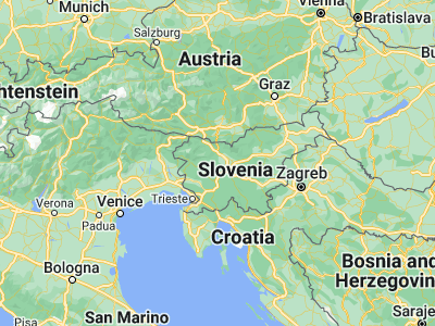 Map showing location of Škofja Loka (46.16551, 14.30626)