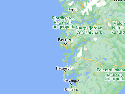 Map showing location of Skogsvågen (60.25512, 5.10161)