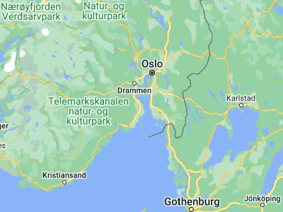Map showing location of Skoppum (59.38333, 10.41667)