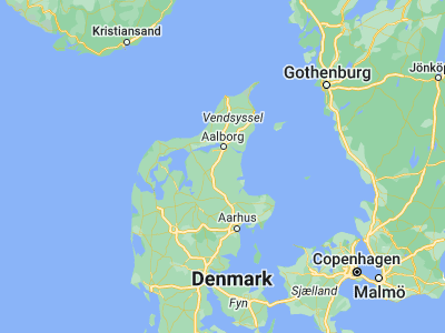 Map showing location of Skørping (56.83626, 9.89255)