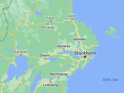 Map showing location of Skultuna (59.71667, 16.41667)
