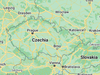 Map showing location of Skuteč (49.84347, 15.99655)