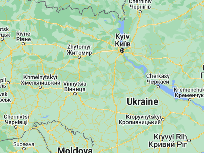 Map showing location of Skvyra (49.73177, 29.66569)