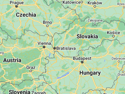 Map showing location of Sládkovičovo (48.20137, 17.63852)