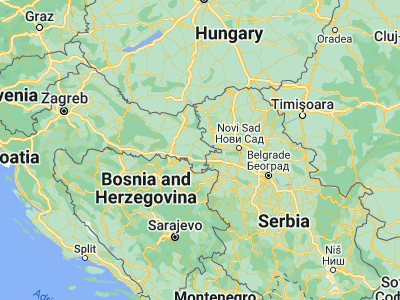 Map showing location of Slakovci (45.22472, 18.95028)