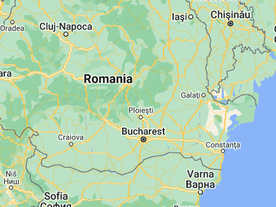 Map showing location of Slănic (45.25, 25.93333)