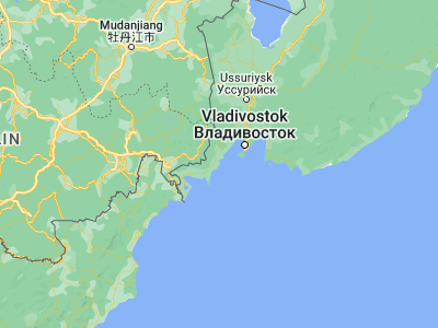 Map showing location of Slavyanka (42.86412, 131.3882)