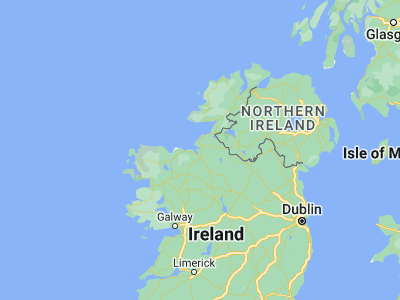 Map showing location of Sligo (54.26969, -8.46943)
