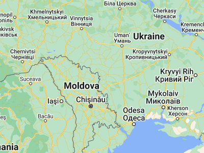 Map showing location of Slobidka (47.88694, 29.34611)