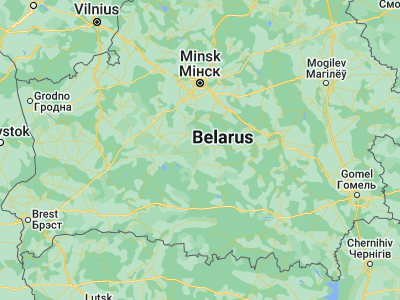 Map showing location of Slutsk (53.0274, 27.5597)