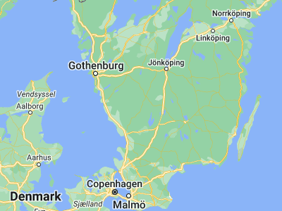 Map showing location of Smålandsstenar (57.16667, 13.4)