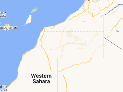 Map showing location of Smara (26.73841, -11.67194)