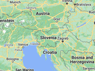 Map showing location of Šmarca (46.19333, 14.59667)