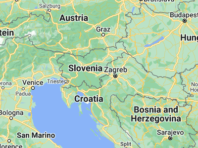 Map showing location of Šmarješke Toplice (45.86196, 15.22308)