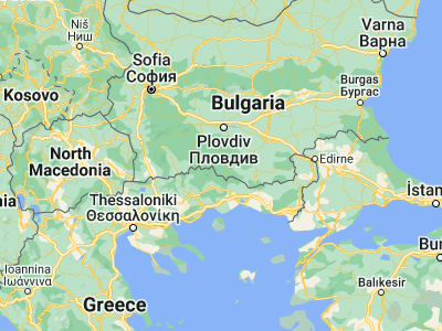 Map showing location of Smolyan (41.58528, 24.69194)