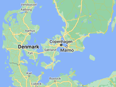 Map showing location of Smørumnedre (55.74232, 12.30276)