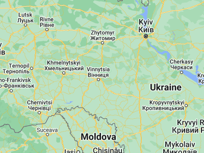 Map showing location of Sobolivka (49.33604, 28.65096)