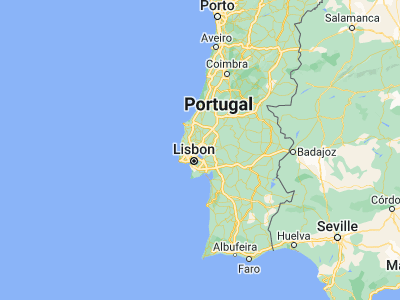 Map showing location of Sobralinho (38.91703, -9.02656)