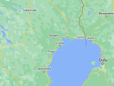 Map showing location of Södra Sunderbyn (65.65983, 21.94004)