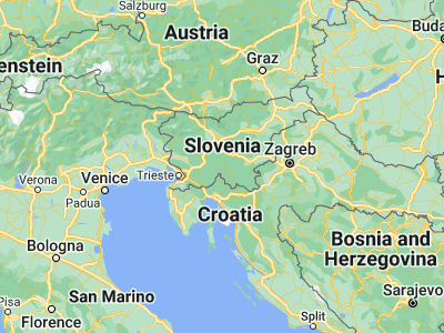 Map showing location of Sodražica (45.76111, 14.63556)