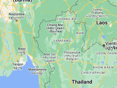 Map showing location of Soem Ngam (18.06506, 99.24537)