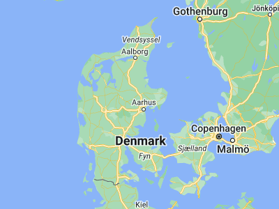 Map showing location of Søften (56.23801, 10.0851)