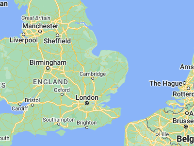 Map showing location of Soham (52.33177, 0.33869)