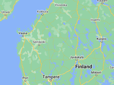 Map showing location of Soini (62.86667, 24.21667)