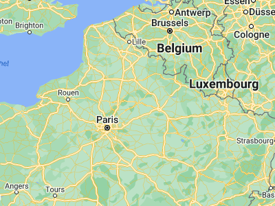 Map showing location of Soissons (49.38167, 3.32361)