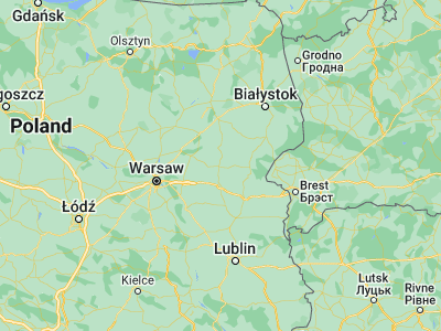 Map showing location of Sokołów Podlaski (52.40677, 22.25307)