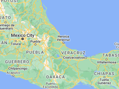 Map showing location of Soledad de Doblado (19.04582, -96.42114)