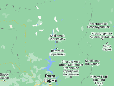 Map showing location of Solikamsk (59.6316, 56.7685)