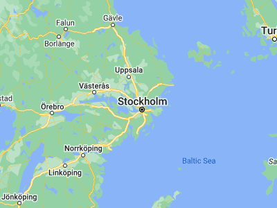 Map showing location of Sollentuna (59.42804, 17.95093)