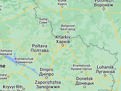 Map showing location of Solonytsivka (49.99682, 36.03464)