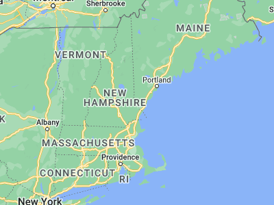 Map showing location of Somersworth (43.26175, -70.86534)