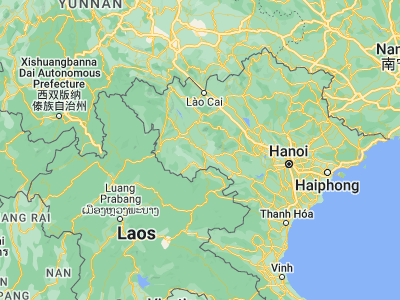 Map showing location of Sơn La (21.31667, 103.9)