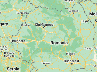Map showing location of Şona (46.21667, 24.01667)