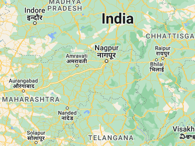Map showing location of Sonegaon (20.65, 78.68333)