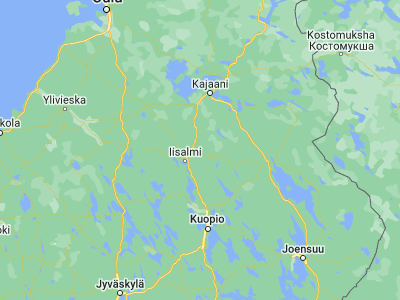Map showing location of Sonkajärvi (63.66667, 27.51667)