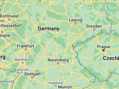 Map showing location of Sonneberg (50.3592, 11.17463)