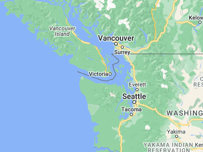 Map showing location of Sooke (48.37463, -123.72762)